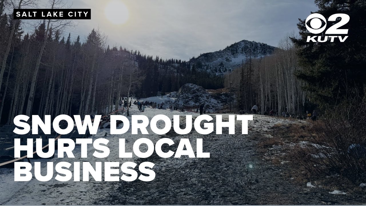 Snow drought hurts Utah business reliant on winter snowfall - YouTube