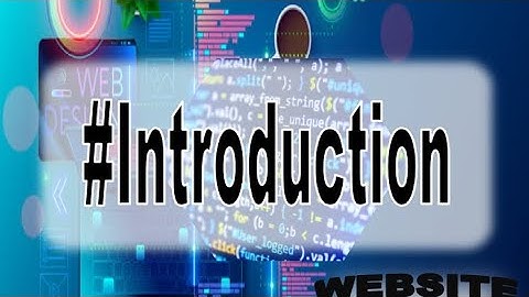 WEB DESIGN AND DEVELOPMENT INTRODUCTION (HAUSA) @fadatech8064