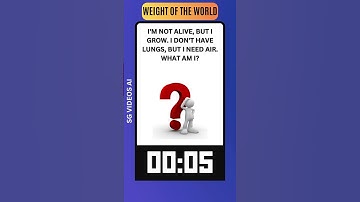 Heavy Secrets: Weight of the World Riddle | #trendingriddles #riddles #riddleoftheday #puzzle