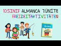 10.Sınıf Almanca | 7.Ünite - Freizeitaktivitäten | Part 1