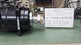 Yaskawa SGMP-02B3G24B測試影片(Working test for repair/used parts)-松下伺服