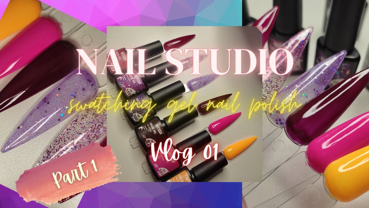 Swatching Gel Nail polish / MTSSII / Part 1 YouTube