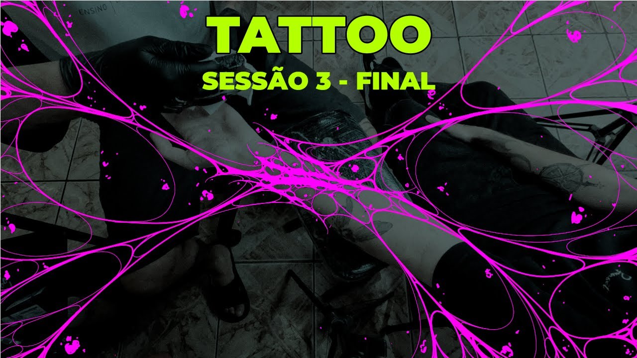 ATX10 - TATTOO NO BRAÇO - TIMELAPSE sessão final 