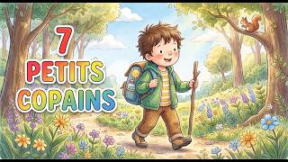 7 petits copains - Chanson pour les petits pour apprendre les jours de la semaine