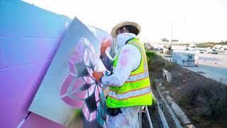 Evolve South Bay 405 Freeway Mural 120'x 20'