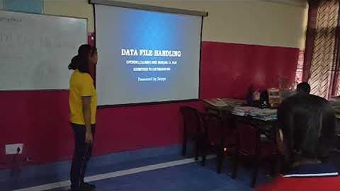Class 12 Computer Science | Data File Handling (Seminar)