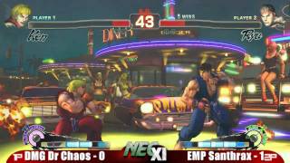 DMG Dr. Chaos vs EMP Santhrax NEC XI SSF4 Singles