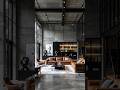 cinematic modern loft living room #cinematic #livingroom #loft #short