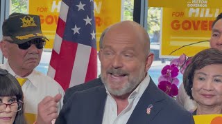 CA gov. candidate Steve Hilton meets with voters in San Jose