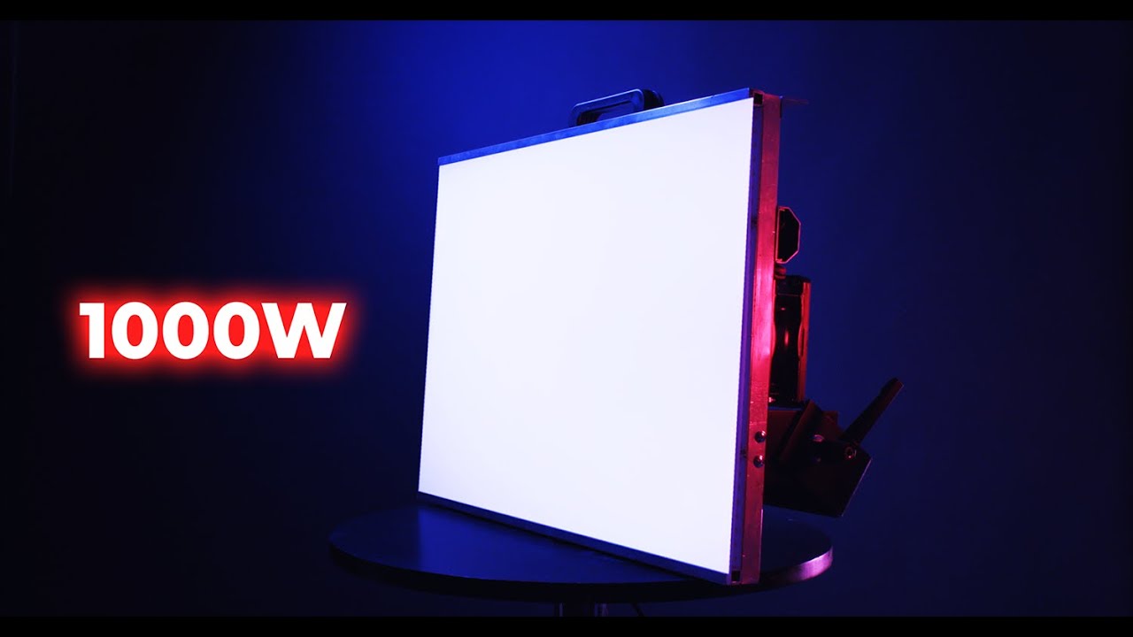 How to build a DIY led light panel for video shooting 