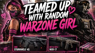 Teamed Up With Random Warzone Girl ❤️…