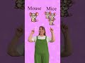 Mouse → Mice! 🐭 Irregular Plurals for Kids | Fun English #beginners#learnenglish #pluralwords