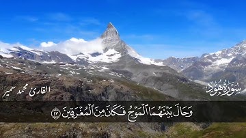 قَالَ لَا عَاصِمَ الْيَوْمَ مِنْ أَمْرِ اللَّهِ إِلَّا مَن رَّحِمَ تلاوة القارئ محمد سمير