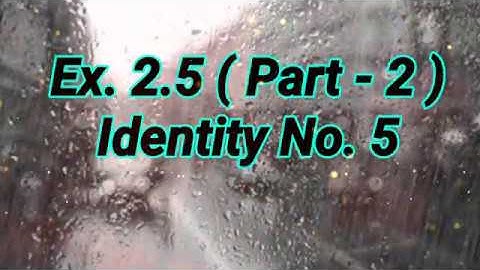 Class - IX, Chapter - 2, Polynomials, Ex. 2.5 (Part -2), Question No. 4 & 5. Link in Description.