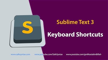 Sublime Text Keyboard Shortcuts