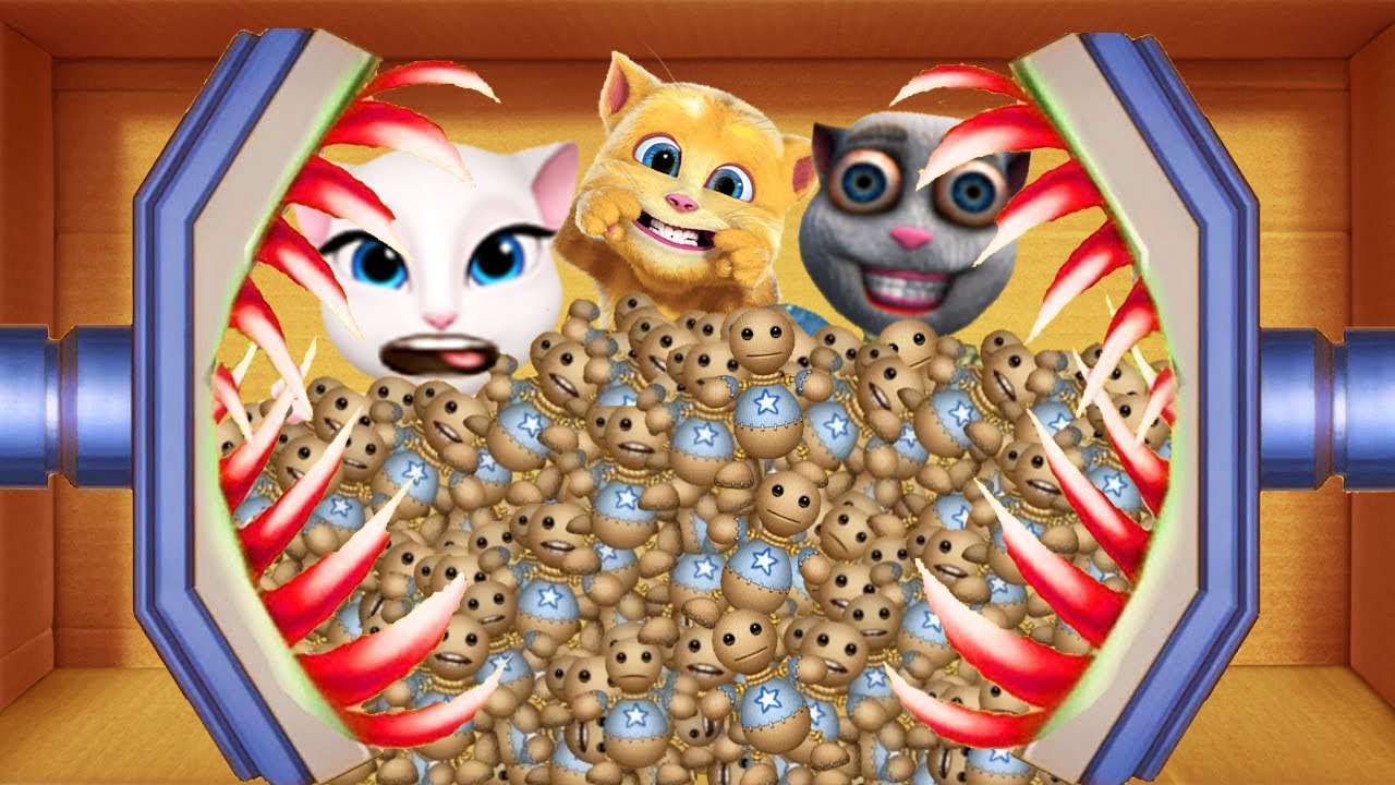 Talking Juan,Angela,Ginger Buddy Born in Vise Plantus | Kick the Buddy