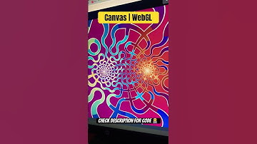 WebGL Animation | HTML CSS JavaScript #tutorials #webdevelopment #shorts
