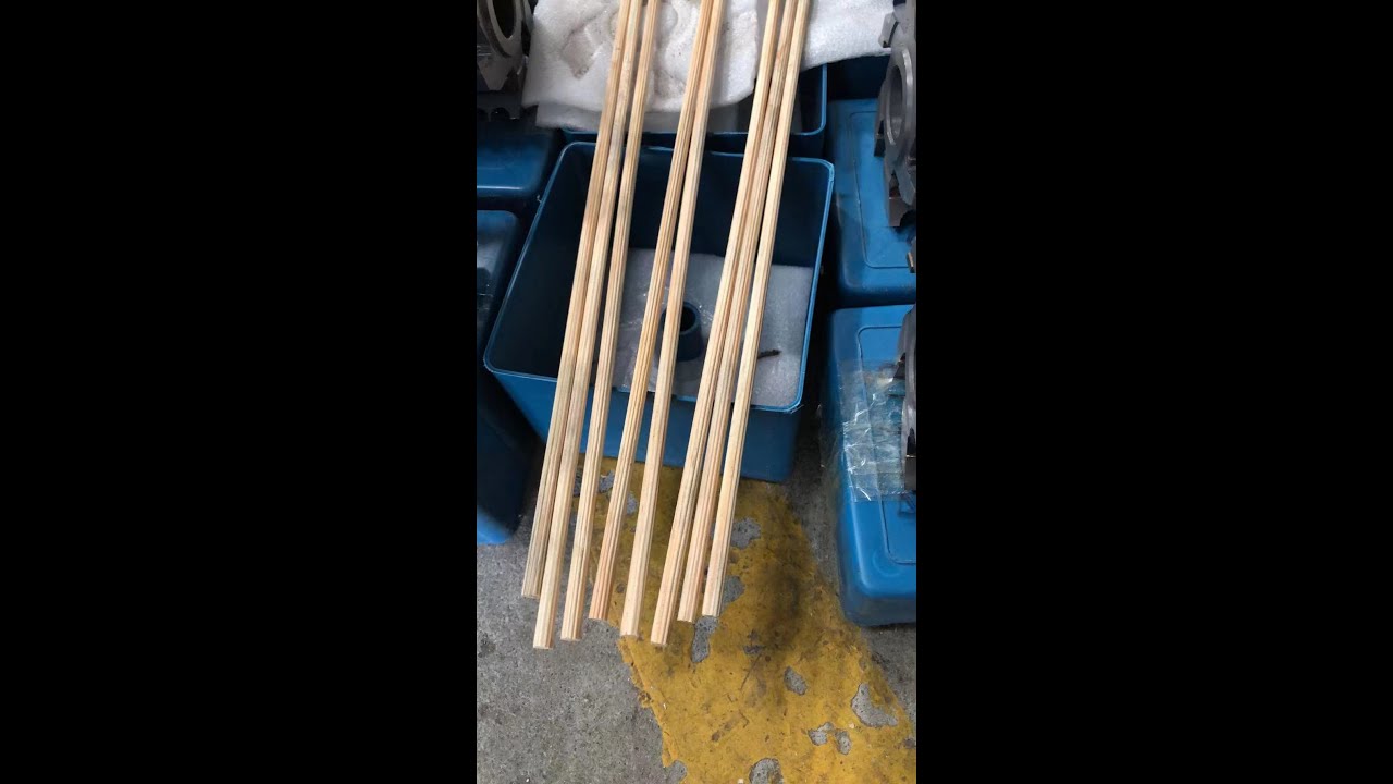 Grooved Dowel making machine Wood Broom Handle Machine YouTube