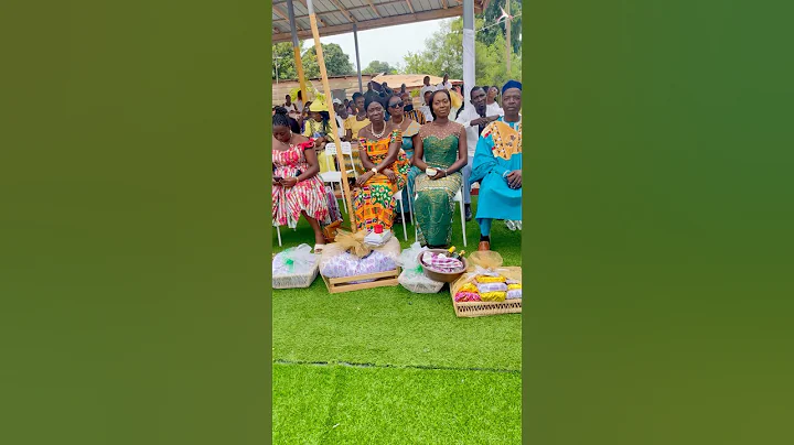 TRADITIONAL MARRIAGE IN GHANA || LEGON STAFF VILLAGE || ACCRA || ADU & IRENE
