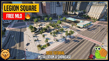 Legion Square MLO | Installation and Showcase | Garden and Gas Station | Free FiveM MLO