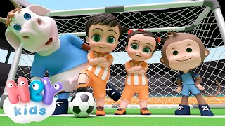 the soccer song sports song for kids heykids nursery rhymes