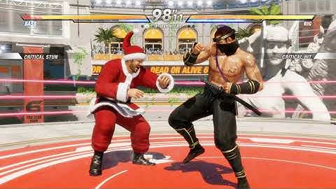 Dead or Alive 6 | Bass 💥 Rig | CPU vs CPU AI vs AI (hardest level 8)