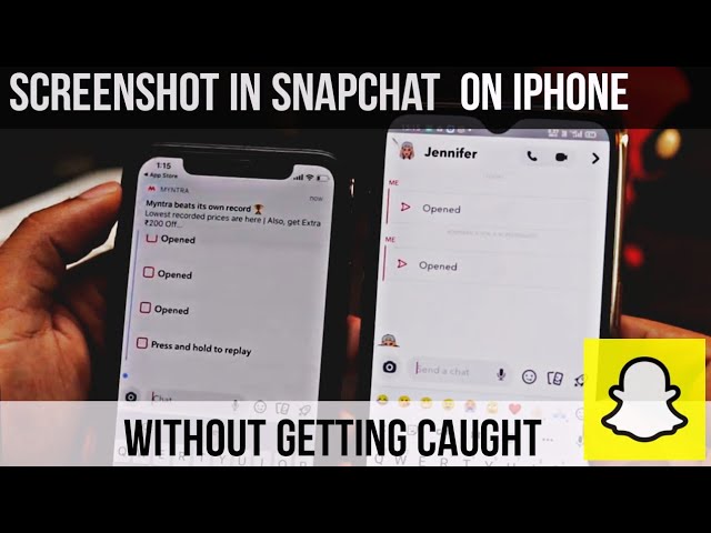 How to screenshot in Snapchat without them Knowing - iPhone (Quick & Easy)