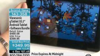 ViewSonic gTablet 10.1 Multitouch LCD Android Tablet