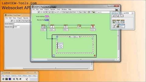 Websocket API For LabVIEW quick demonstration