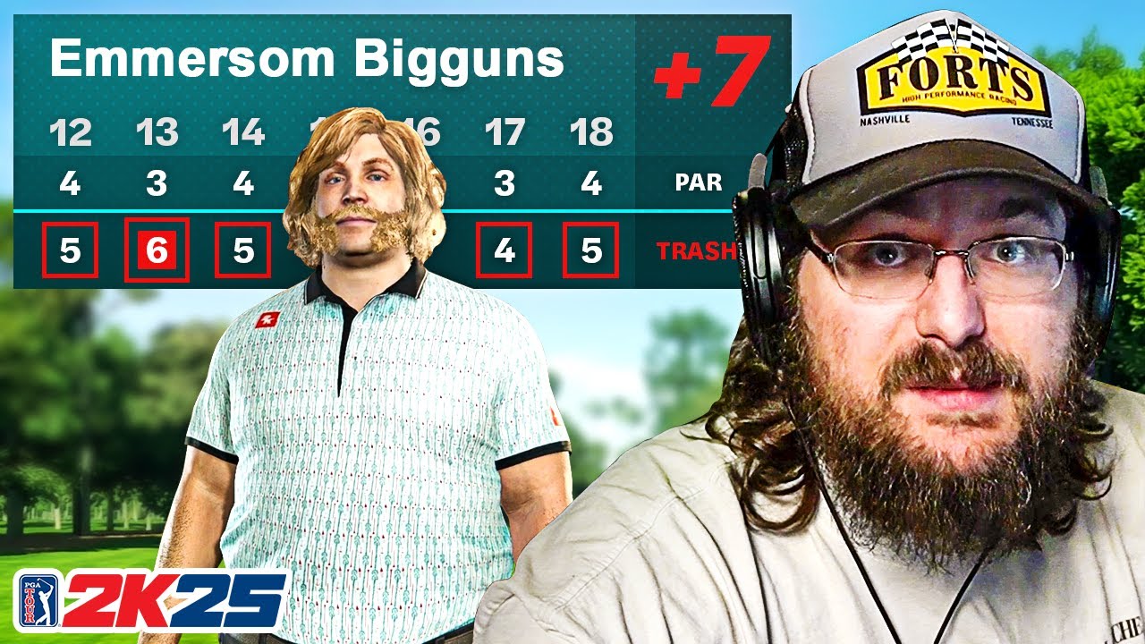 Creating the Worst Golfer Ever in PGA 2K25 MyCareer!