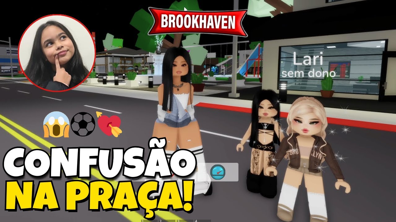 CONFUSÃO NA CIDADE! 😱⚽💔 Brookhaven | Roblox