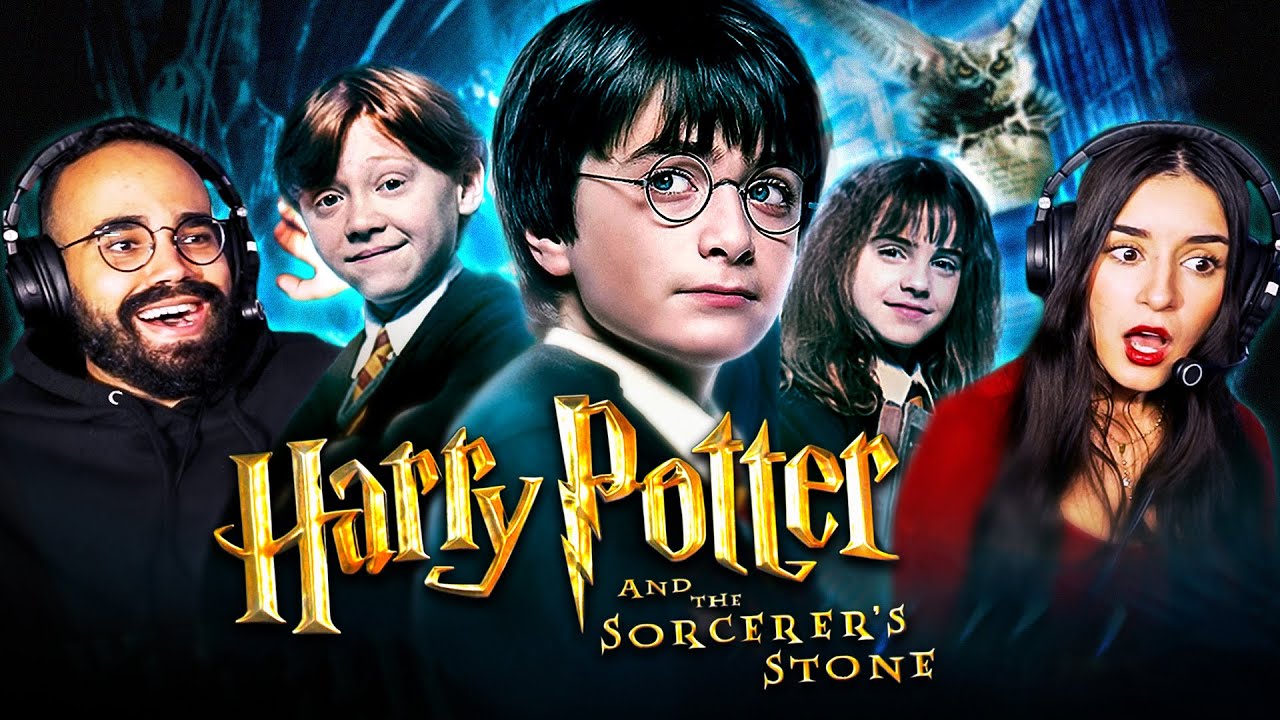 Our first time watching Harry Potter and the Sorcerer's Stone 2001 blind movie reaction!