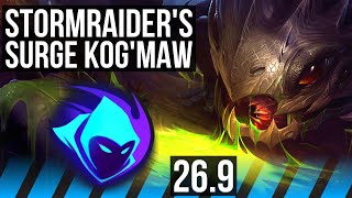 KOG'MAW vs ZED (MID) | Stormraider's Surge | KR Master | 26.9