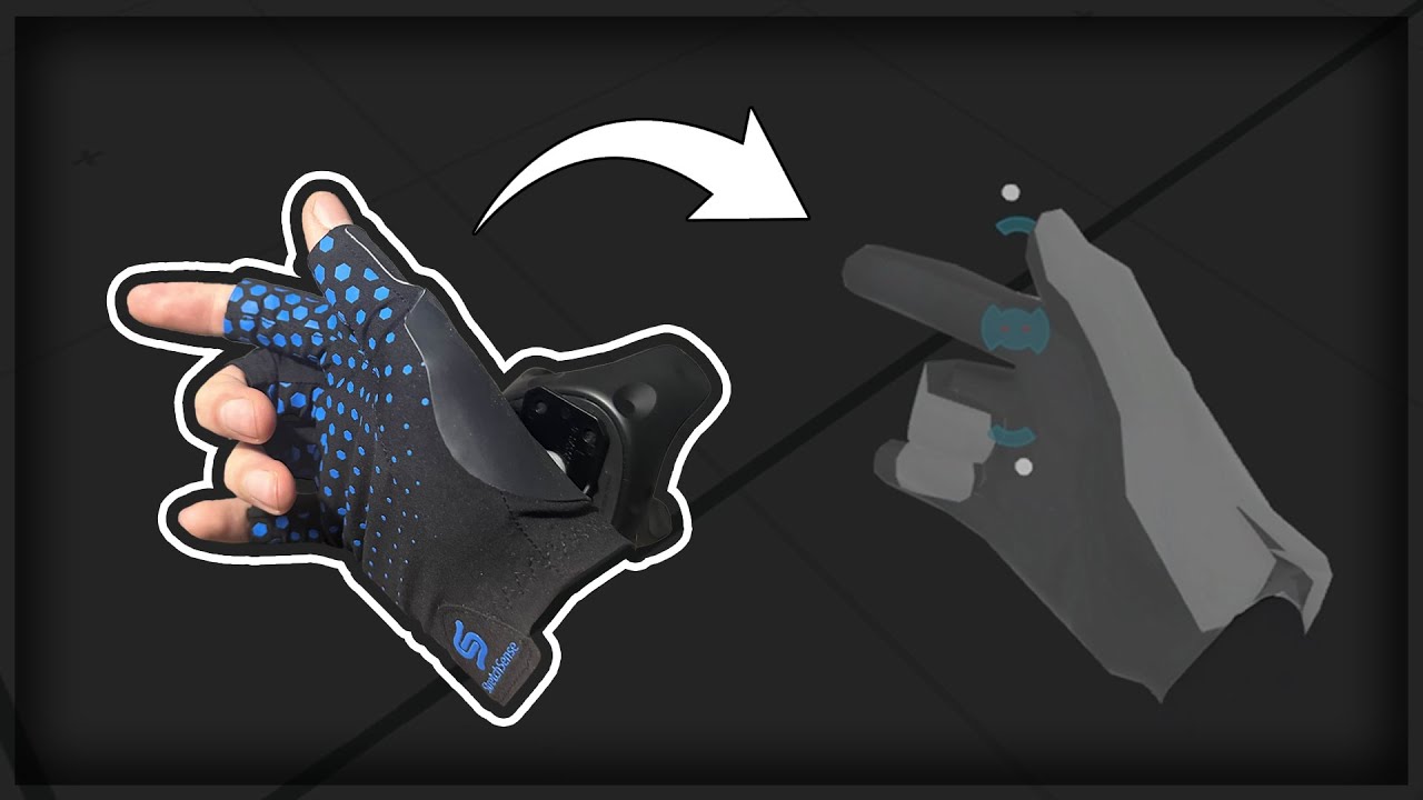 StretchSense VR Gloves - The Button Free Gloves - YouTube