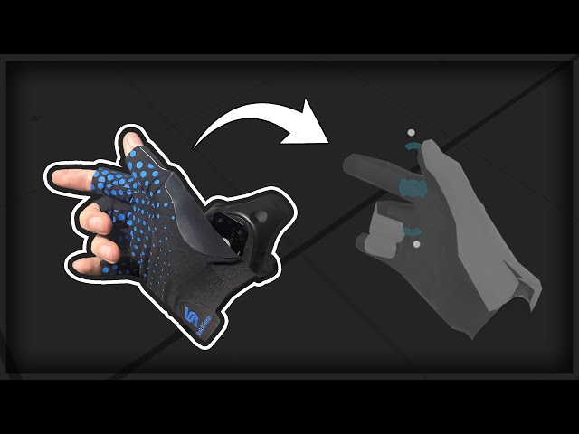 StretchSense VR Gloves - The Button Free Gloves - YouTube