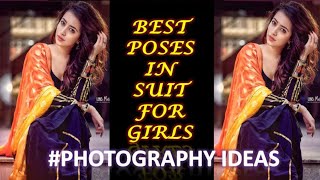 40 Best Poses In Suit For Girls//Stylish Selfie Poses In Salwar Kameez//Photography Ideas For Girls screenshot 4