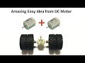 RC Homemade How to make RC Heavy Truck Axle from DC motor at home Amazing RC Axle