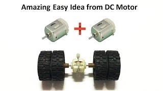 RC Homemade How to make RC Heavy Truck Axle from DC motor at home Amazing RC Axle