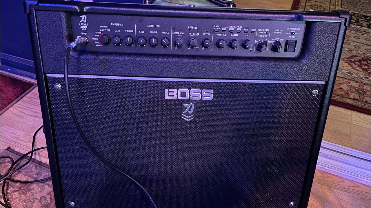 Boss Katana Artist MKII Gigging Amp YouTube