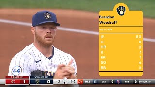 Full [July 11] Brandon Woodruff, the pitch info for all the pitches, MLB highlights 2021 News