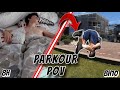 ON EST EN RETARD POUR LE LYCÉE !! (Parkour POV)