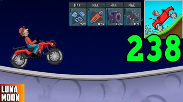 Hill Climb Racing - QUAD BIKE in MOON- Gameplay Walkthrough Part 238 (Android,iOS)
