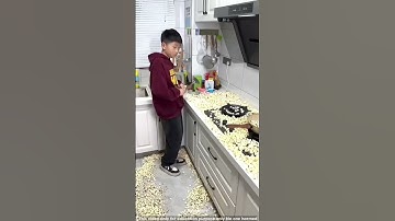 HE WAS MAKING POPCORN WITH OFF KNOWLEDGE BUT END BROTHER #shorts #creative #lifehack #sandyfacts