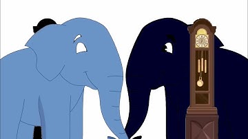 Hickory Dickory Dock - 🎶Elephants With Playfull Chroma Key Effect 💥