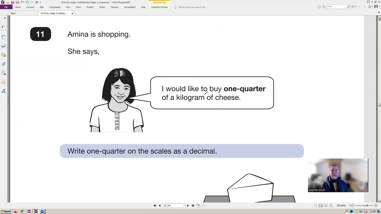 KeyStage 2 Mathematics Reasoning 2019 Paper 2 - complete walkthrough