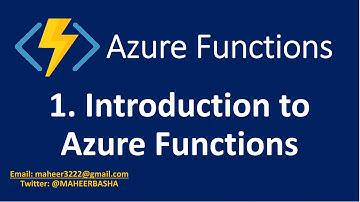 1. Introduction to Azure Functions
