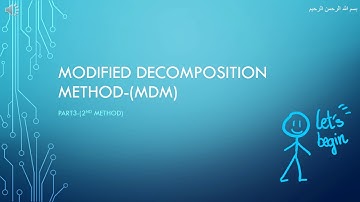 Integral Equation 3-Modified Decomposition Method(MDM)