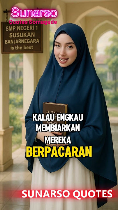 Wahai para orang tua stop anakmu jangan pacaran