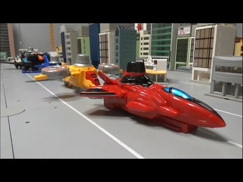 Power Rangers Lupinranger vs Patranger Lupin <strong>megazord</strong> transformation 파워레인저 루팡포스VS패트롤포스 루팡카이저 로봇변신