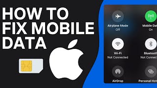 How to Fix Mobile Data on iPhone (2024)